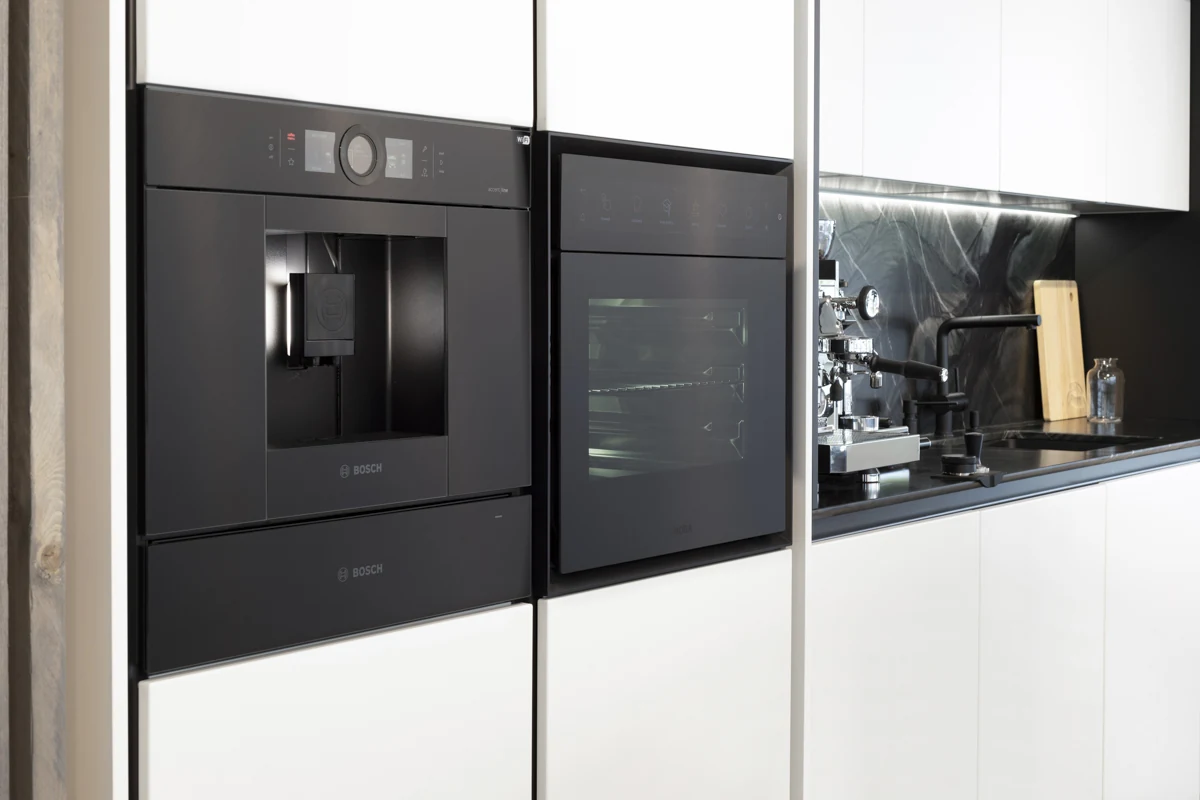 Bosch-Einbaukaffeemaschine in unserer Ausstellung